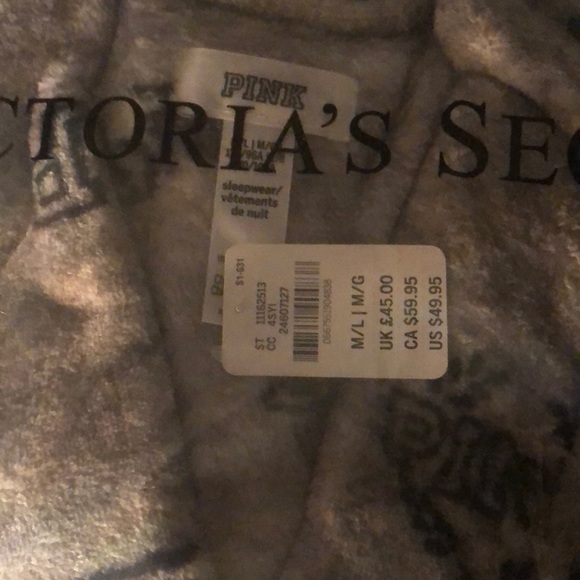 Gray Pink (VS) robe - Picture 3 of 4